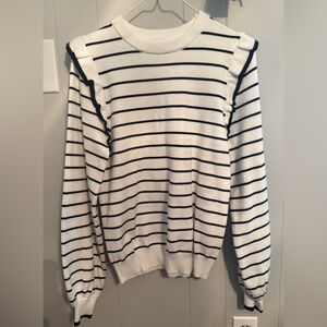 Striped Black and White Sweater